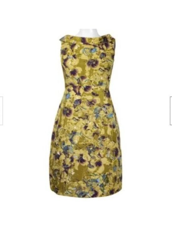 Taylor Dresses & Skirts - 🆕 TAYLOR Bengaline Cotton Silk Floral Dress 6